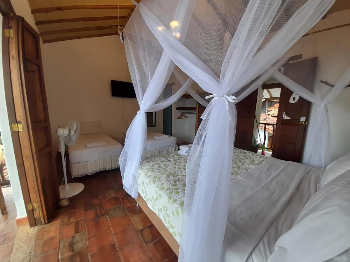 Posada Suenos De Antonio Barichara Exteriör bild