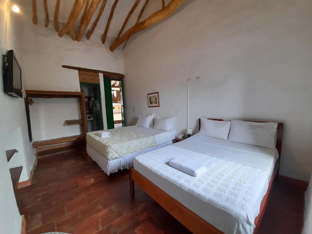 Posada Suenos De Antonio Barichara Exteriör bild