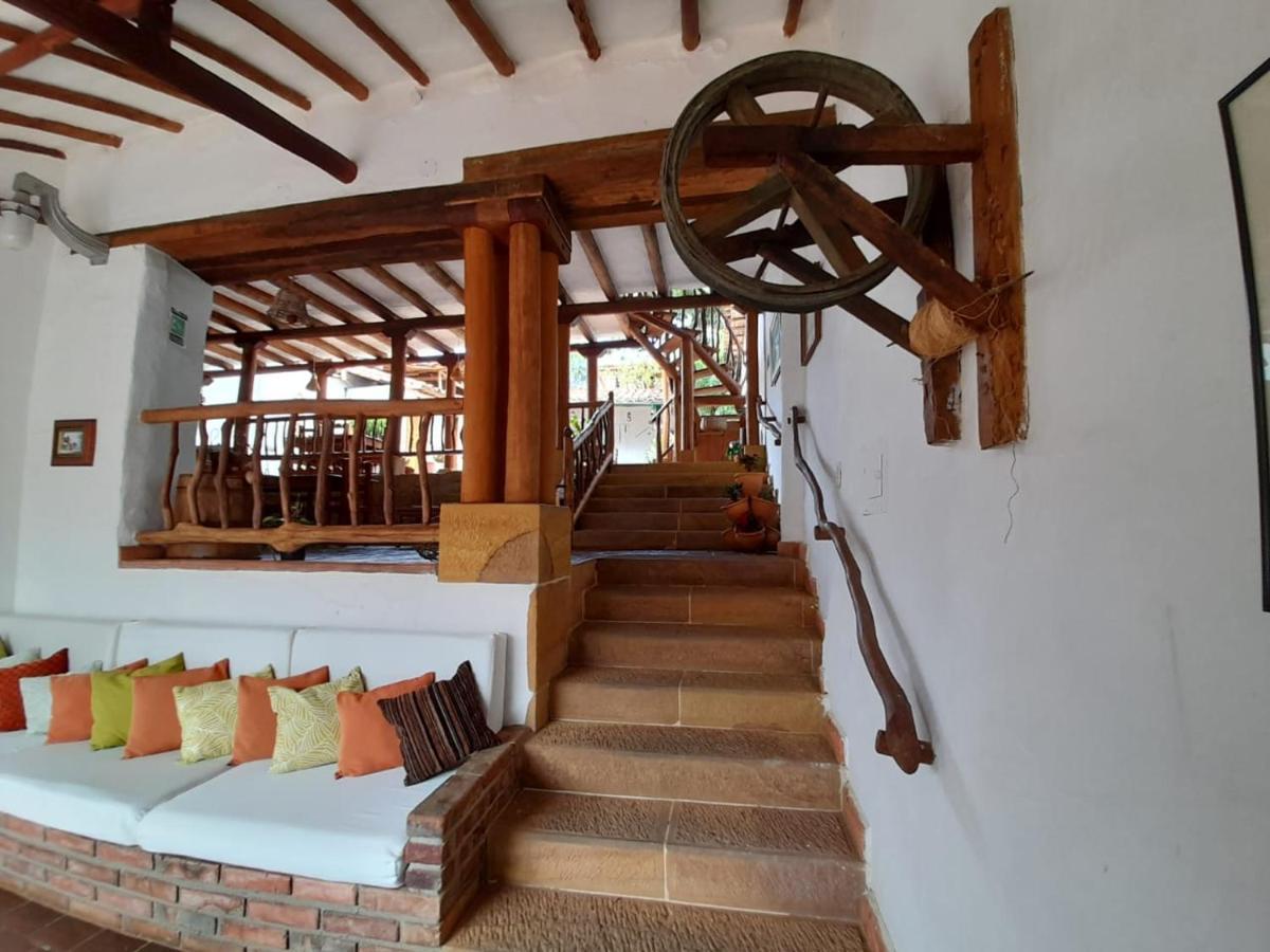 Posada Suenos De Antonio Barichara Exteriör bild