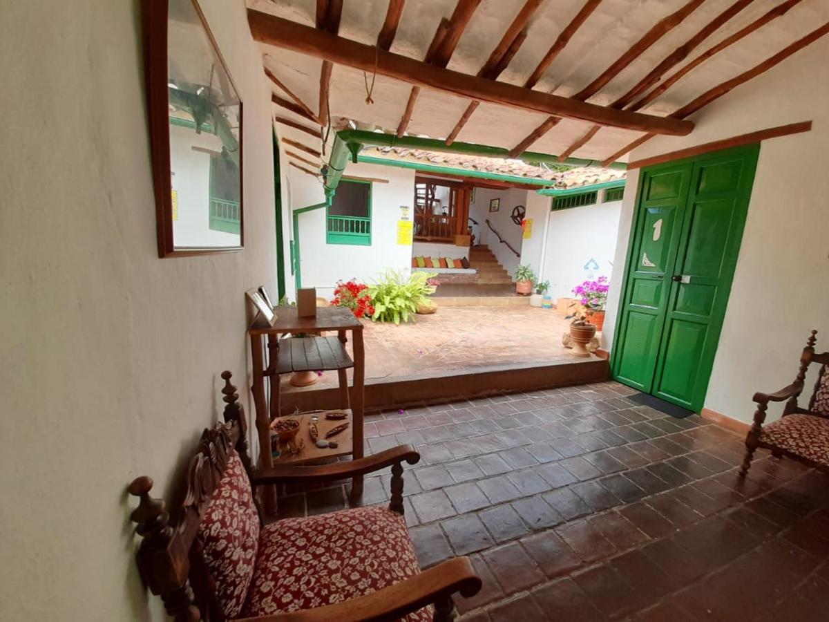 Posada Suenos De Antonio Barichara Exteriör bild
